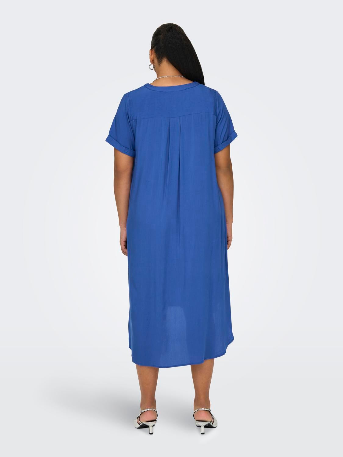 CARNEWDENIZIA Langes Kleid Dazzling Blue