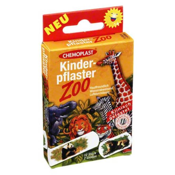 Kinderpflaster Zoo 2 Größen, 10 St