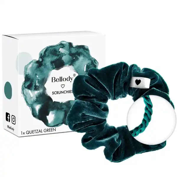 Velours Scrunchie Grün