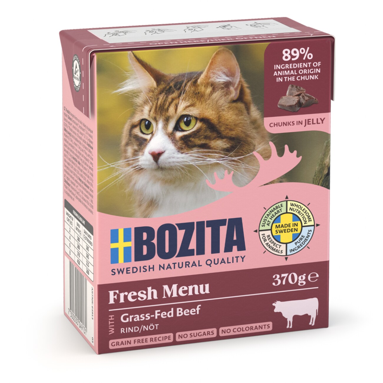 BOZITA Häppchen in Gelee 6x370g Rinderhack