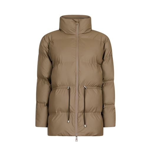 Neo Noir Mayra C Puffer Jakke, Dark Taupe, 34