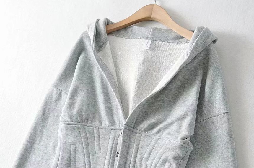 Reknovine - Hoodie met lange mouwen en haaksluiting