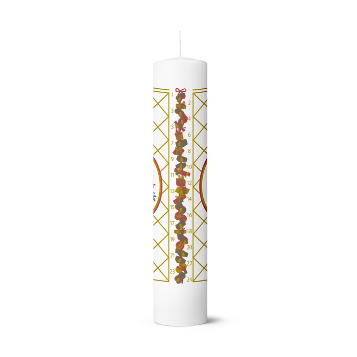 Holmegaard - Christmas Kalenderkerze 2025, Ø 5 cm, multicolor