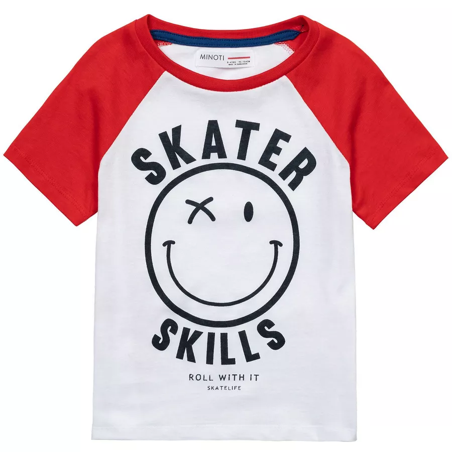 MINOTI T-Shirt WeißRot