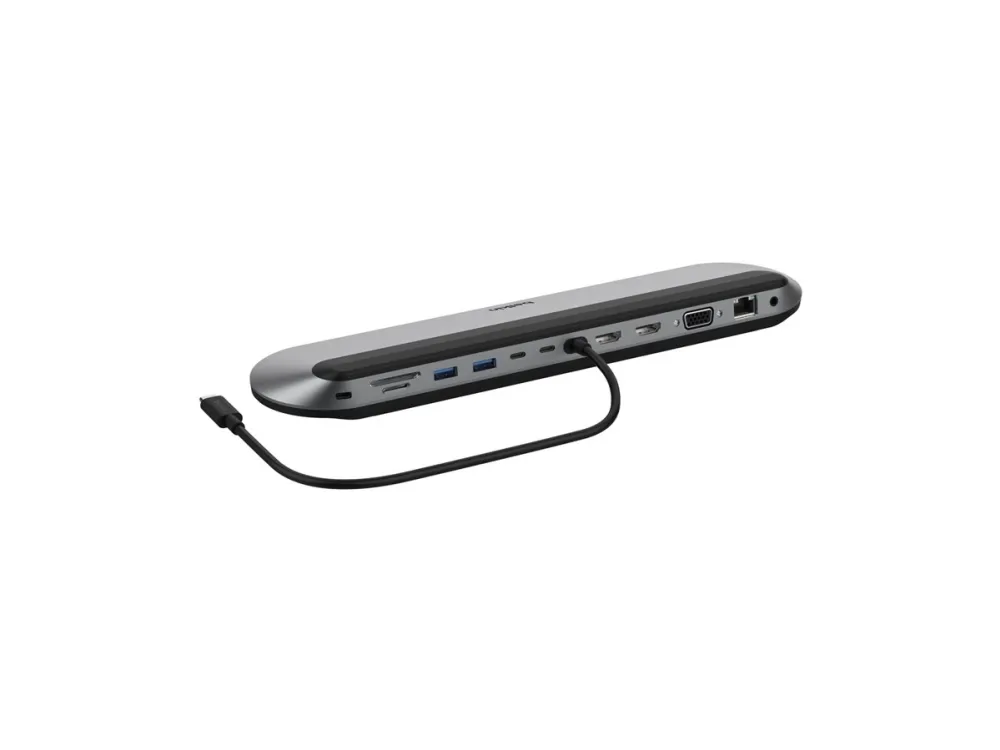 Belkin CONNECT Universal USB-C 11-in-1 Pro Dock - Dockingstation - USB-C - 2 x HDMI, VGA - 2.5GbE