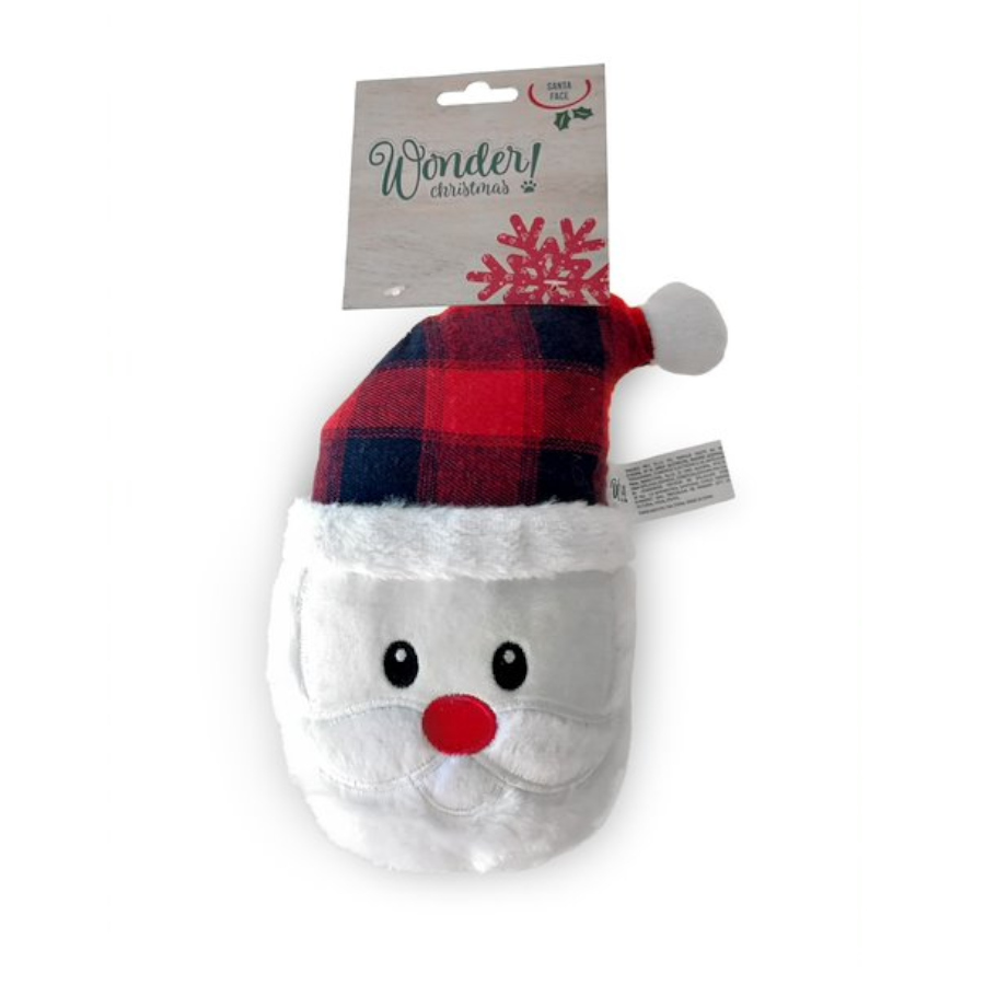 Papai Noel de pelúcia da Wonder Christmas para cães