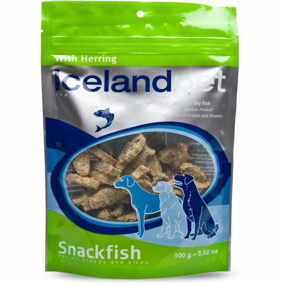 Icelandpet Snackfish Hondensnack Haring100 gr