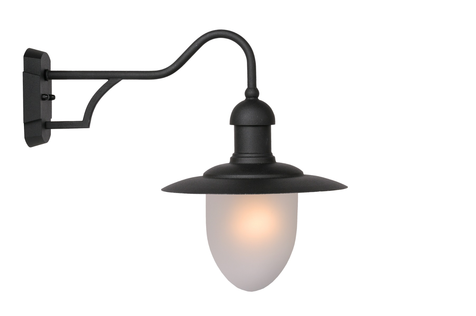 Lucide Aruba wandlamp 60W 45x35cm zwart