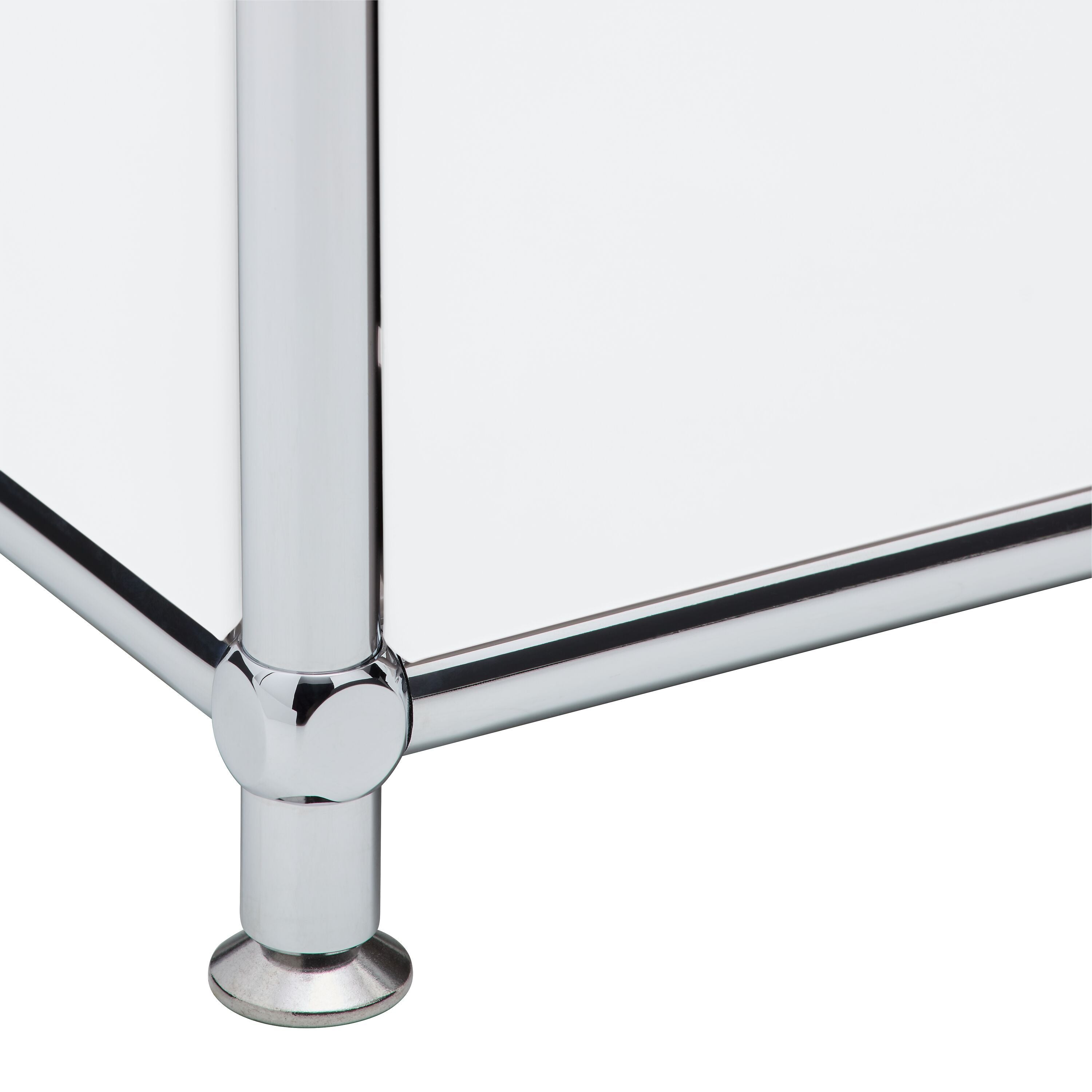 FLEXCUBE Salontisch - Weiss / B: 77.5 cm x T: 77.5 cm x H: 43.5 cm