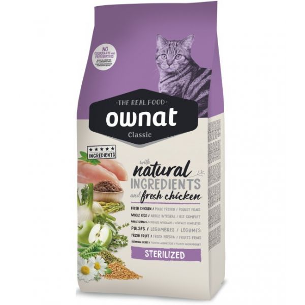 Ownat Classic Sterilized Chicken 15Kg