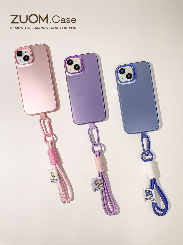 Japilavio - Telefoonriem van touw met koordkussen