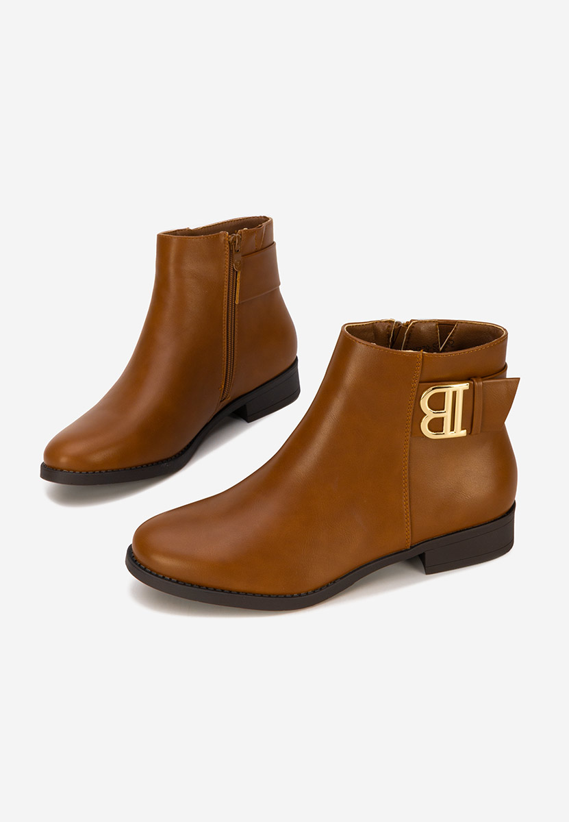 Bottines femme chameau Biensa