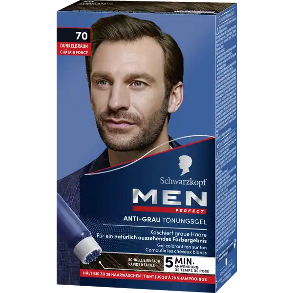 Anti-Grau-Tönungs-Gel 70 Dunkelbraun