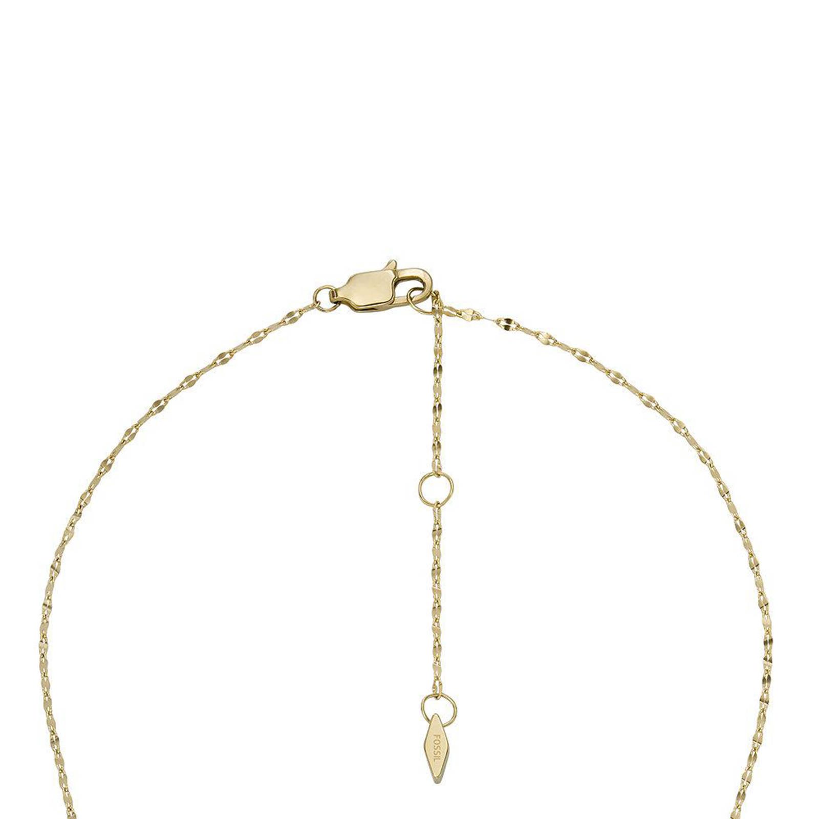 Fossil collier + oorbellen JF04246SET goudkleurig
