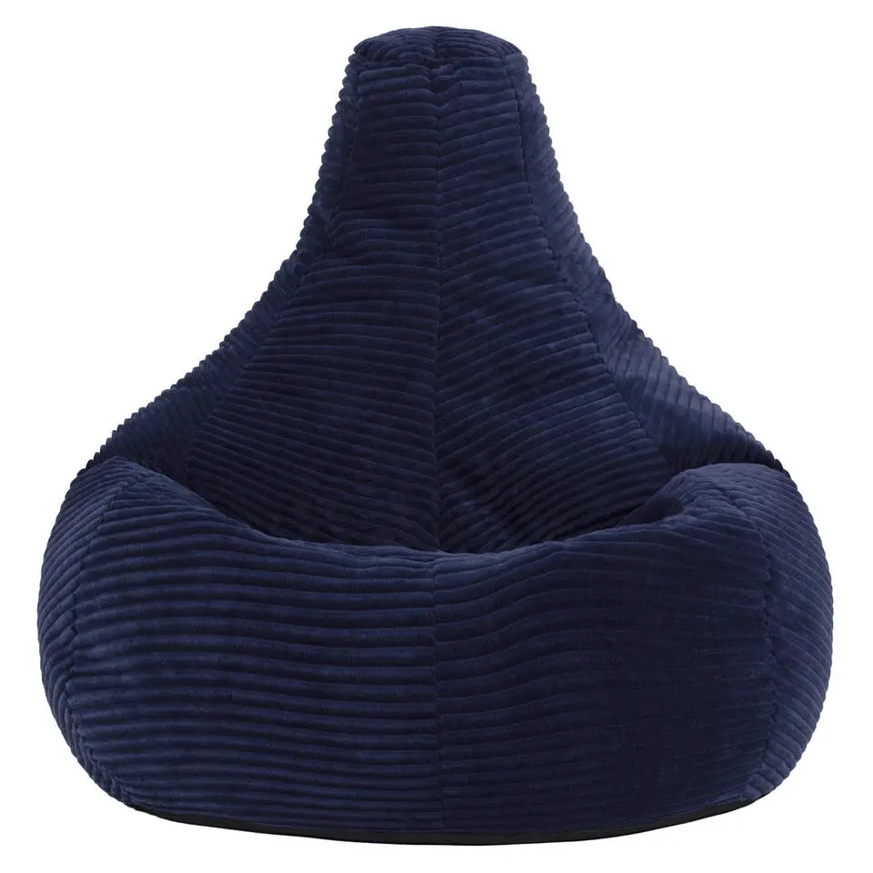 icon Kinderzitzakken Dalton - Corduroy Zitzak - Marineblauw