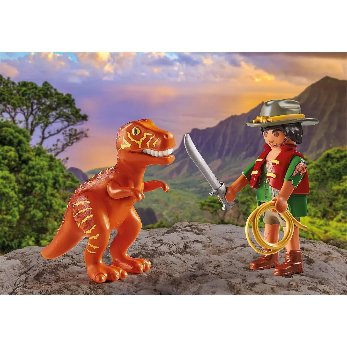 Playmobil® Playmobil 71206 Aventurier et tyrannosaure