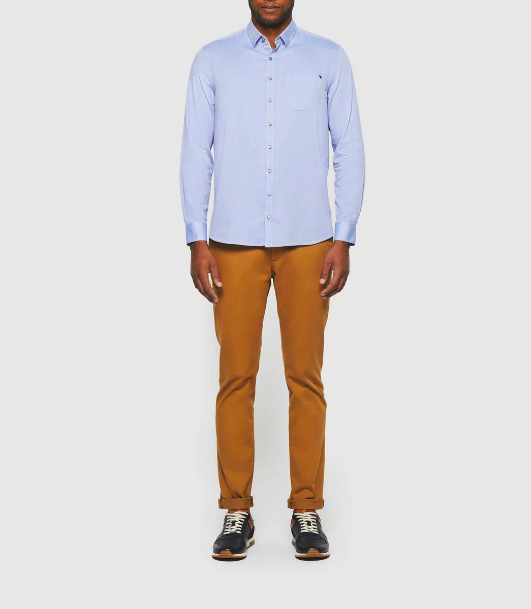 Chemise casual bleu ciel 