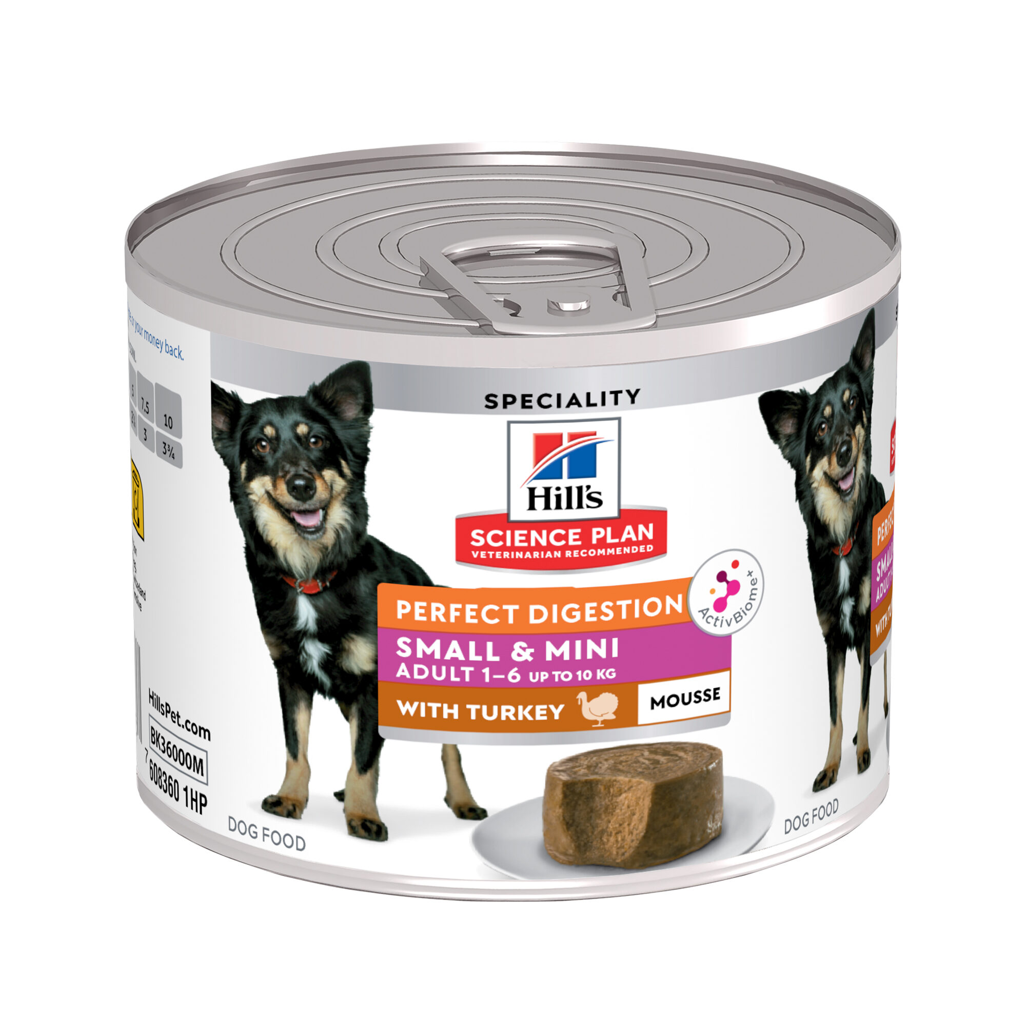 Hill’s Science Plan Adult Perfect Digestion Small & Mini Mousse - Kalkoen
