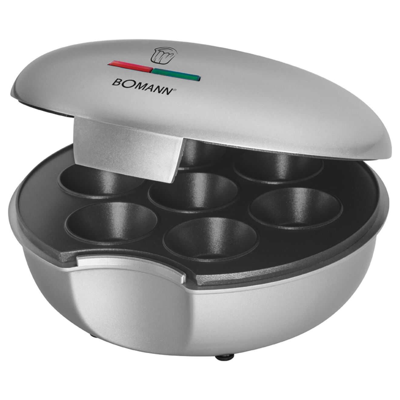 Bomann Appareil à muffins gris - 900W