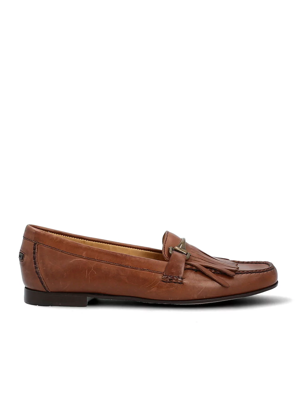 MOCASSIN NOT SIMPLE ROUND CUIR CAMEL