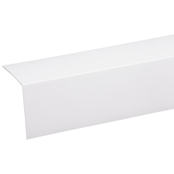 Hoekprofiel kunststof wit 40x40 mm 260 cm