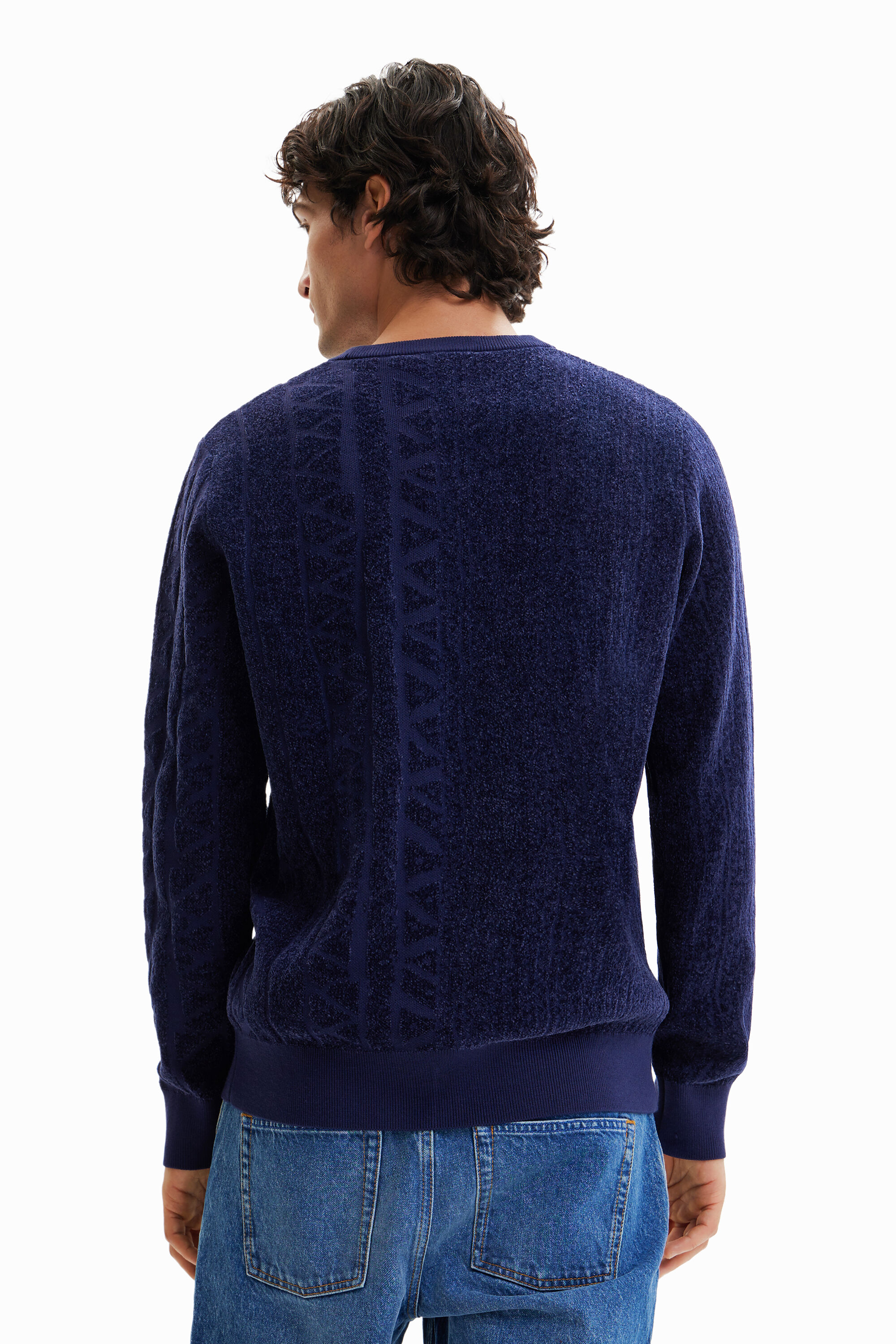 Pull motifs jacquard