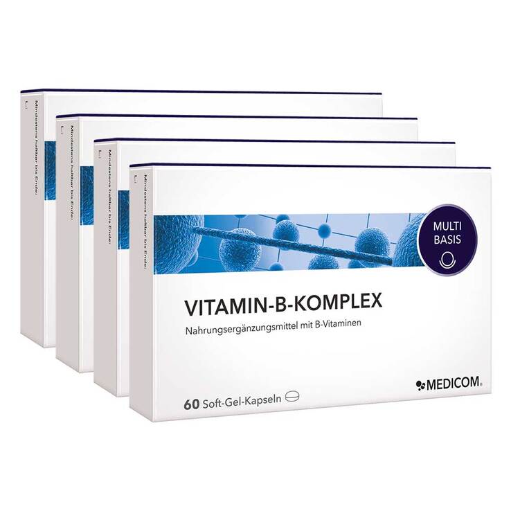 Vitamin-B-Komplex Weichkapseln, 4X60 St