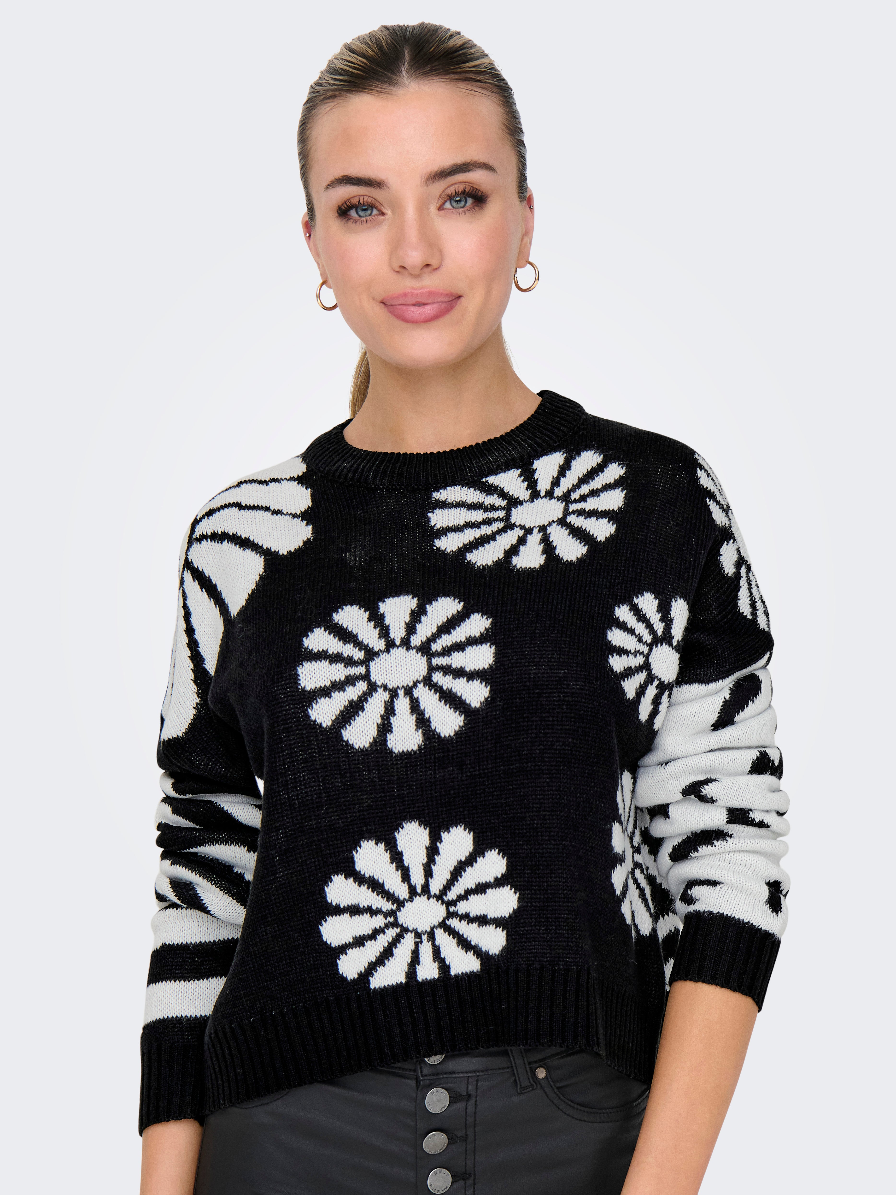 ONLBETTY Strickpullover Black
