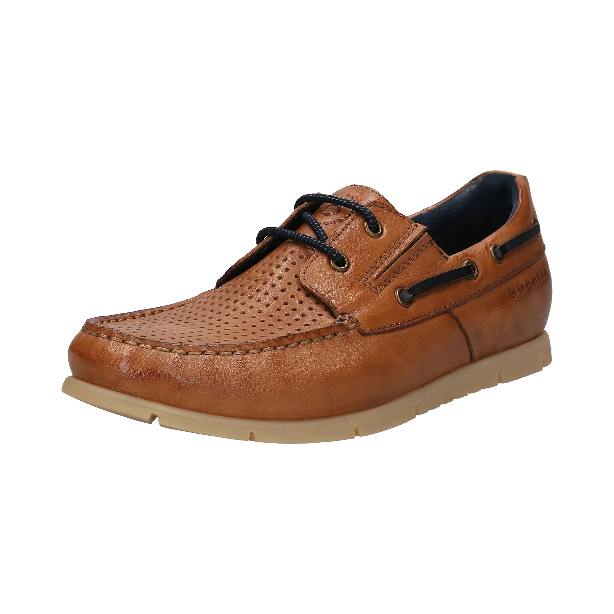 Leder Mokassin cognac