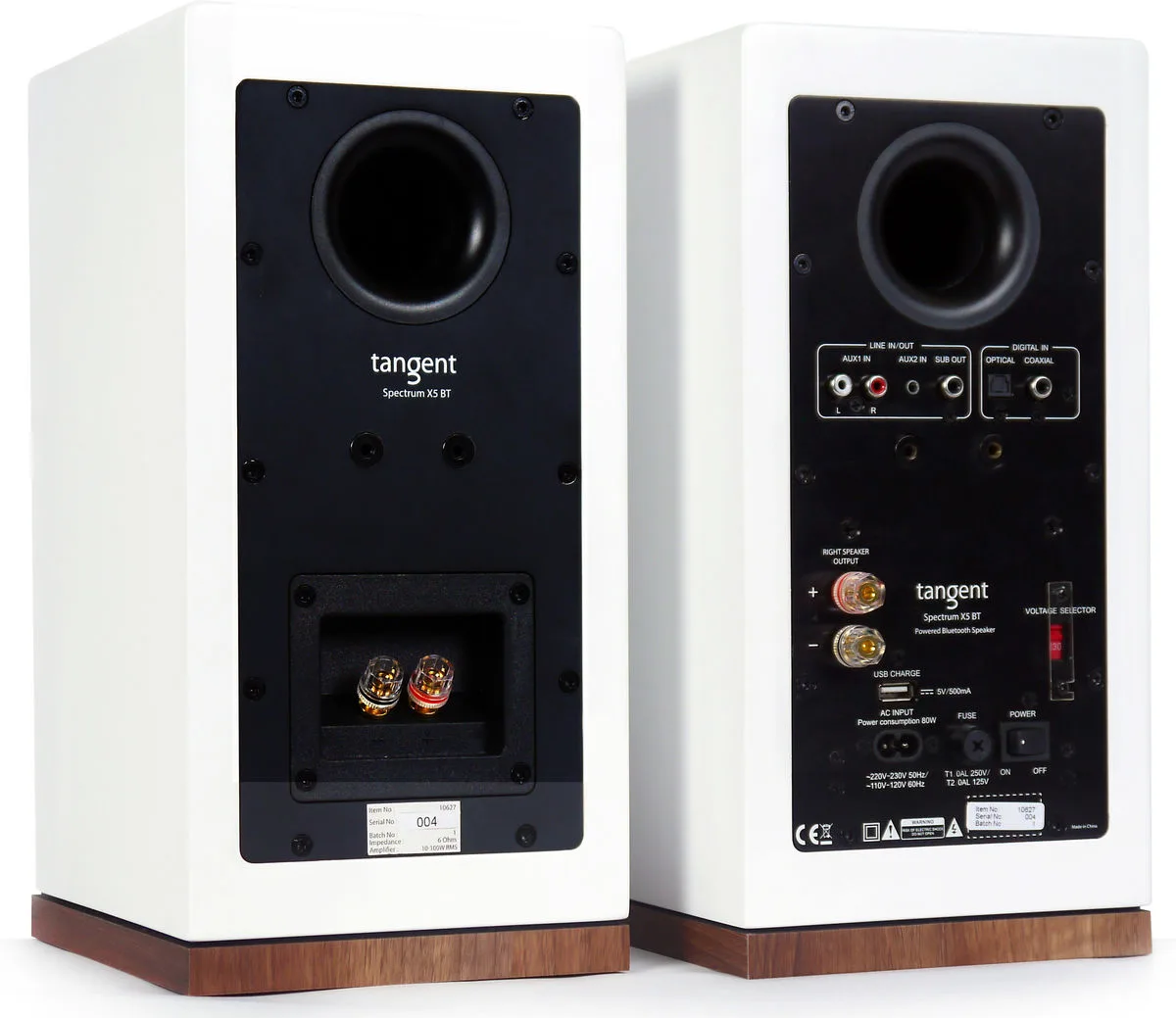 Tangent Spectrum X5 BT Phono Blanc Enceintes sans fil hi-fi