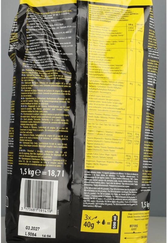 Isostar - Hydrate Perform - Isotone Drank - Citroen - 1,5 kg