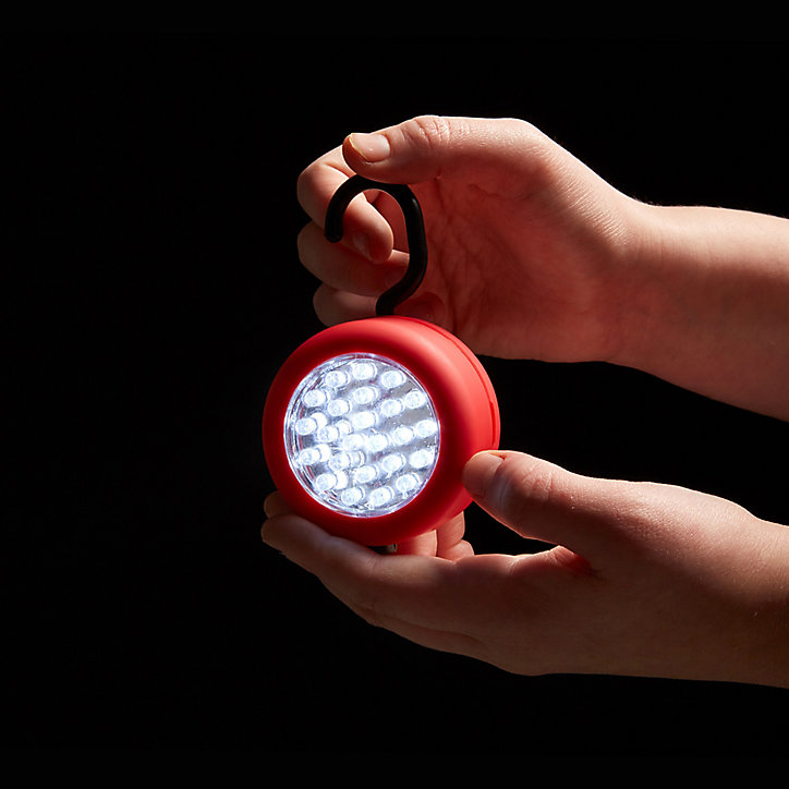 Lampe LED magnétique ronde rouge Diall 68 lumens
