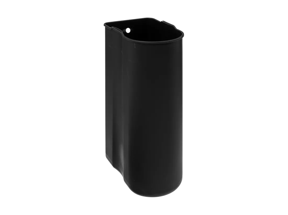 Poubelle 30 Litres en métal Noir ouverture à pédale