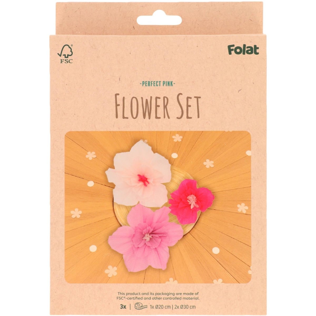Bloemen Tafeldecoratie 30cm 3st