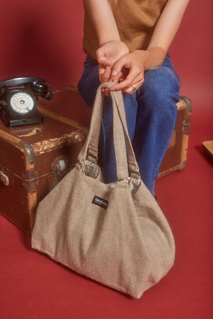 Sac cabas Raphaelle Laine Beige