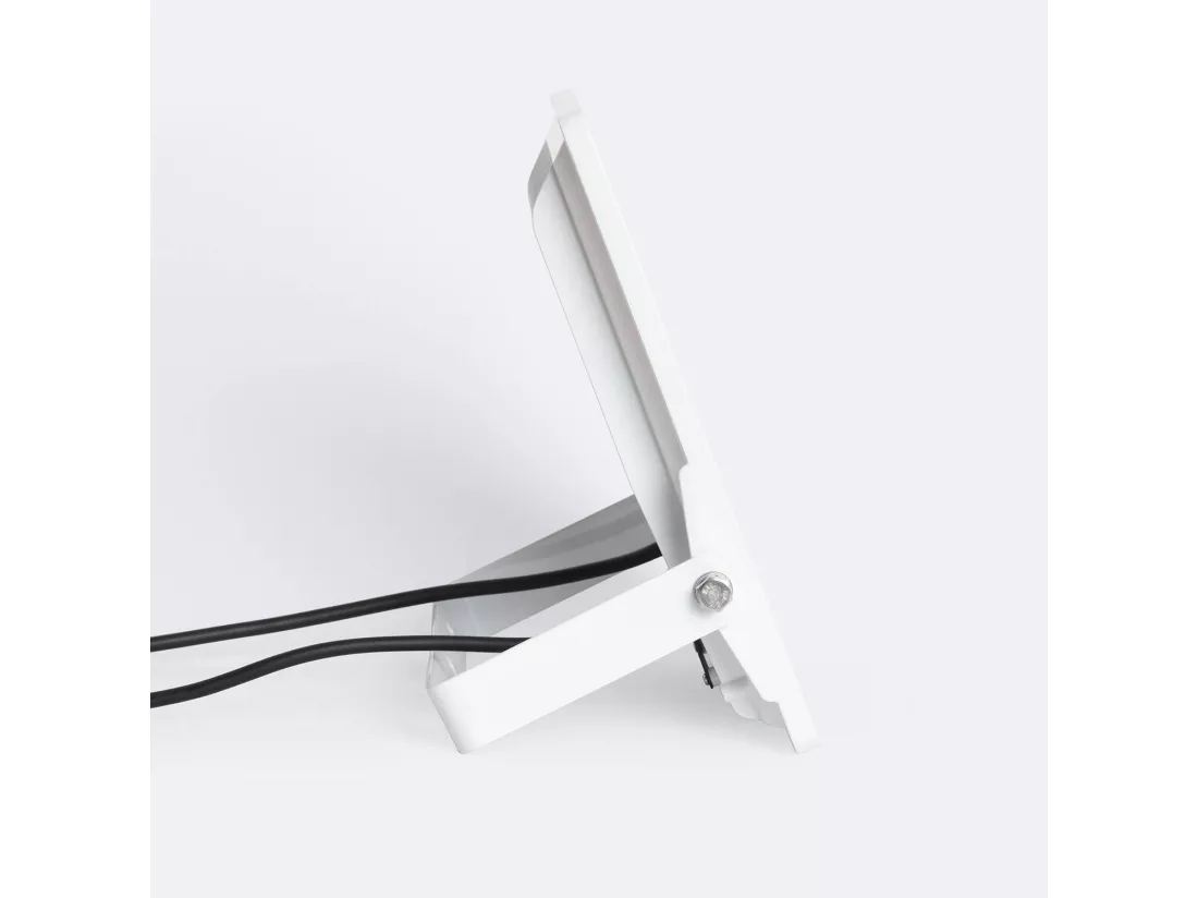 Projecteur LED 100W Dimmable 0-10V 170 lm/W IP65 ELEGANCE Slim PRO Blanc Blanc Chaud Asymétrique 80ºx155º 3000K