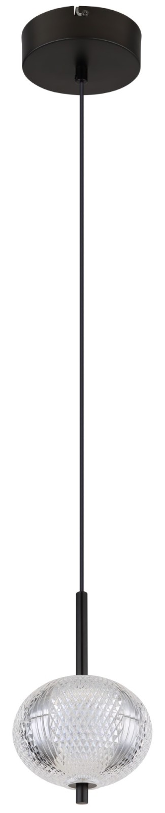 LED-Hängeleuchte - schwarz matt - 120 cm - Höhe kürzbar