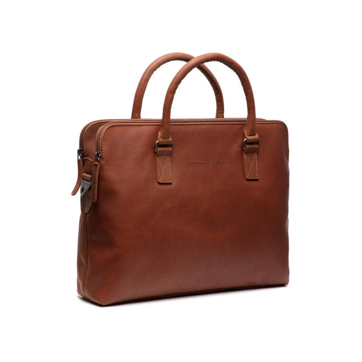 The Chesterfield - Cameron leren werktas 15.6