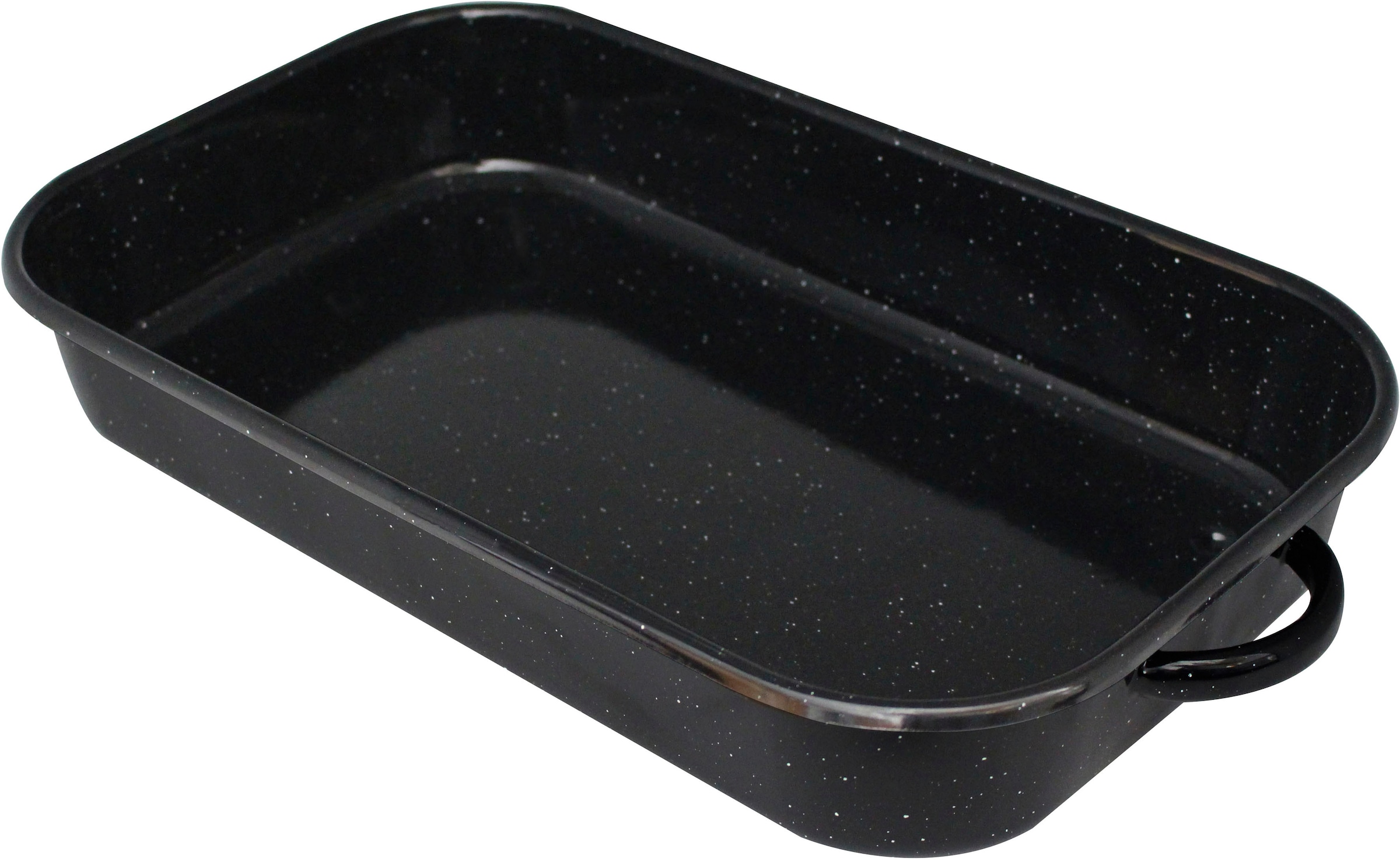 Elo Basic Bratpfanne »Basic« Emaille 1 Stk. tlg. Auflaufform, emaillierte hohle Seitengriffe, 38 cm