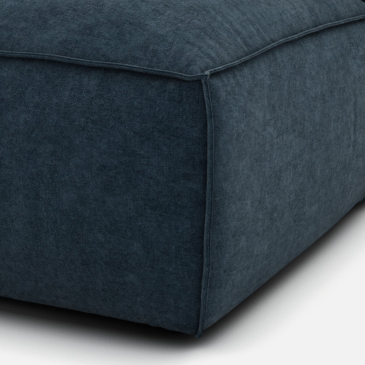 LA REDOUTE INTERIEURS<br>Sofá lounge esquerda, veludo texturizado, Seven