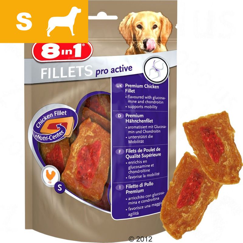 Friandises 8in1 Fillets Pro Active, poulet S