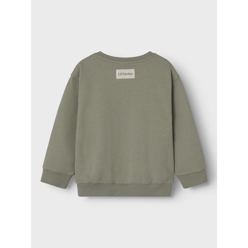 Køb Lil'Atelier Seagrass Nmmomads Ls Loose Sweat Lil