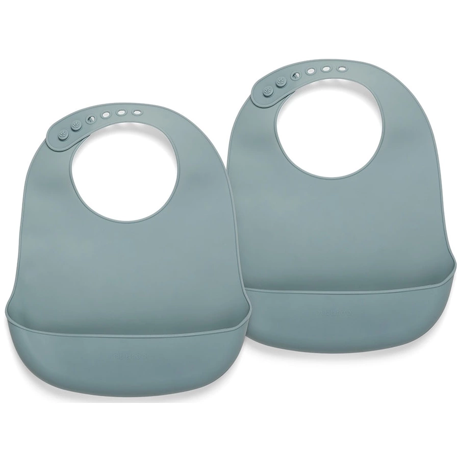 nuuroo Lätzchen Silikon Tex 2 Stück, Lead