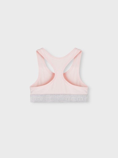 Name It Bustier »NKFSHORT – Bralette im 2er-Set mit Ringerrücken«, 2 Stk. unifarben, casual, körpernah, Baumwolle