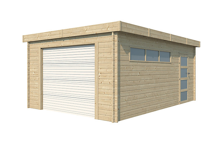 Garage bois Nacka 2 19,17m²
