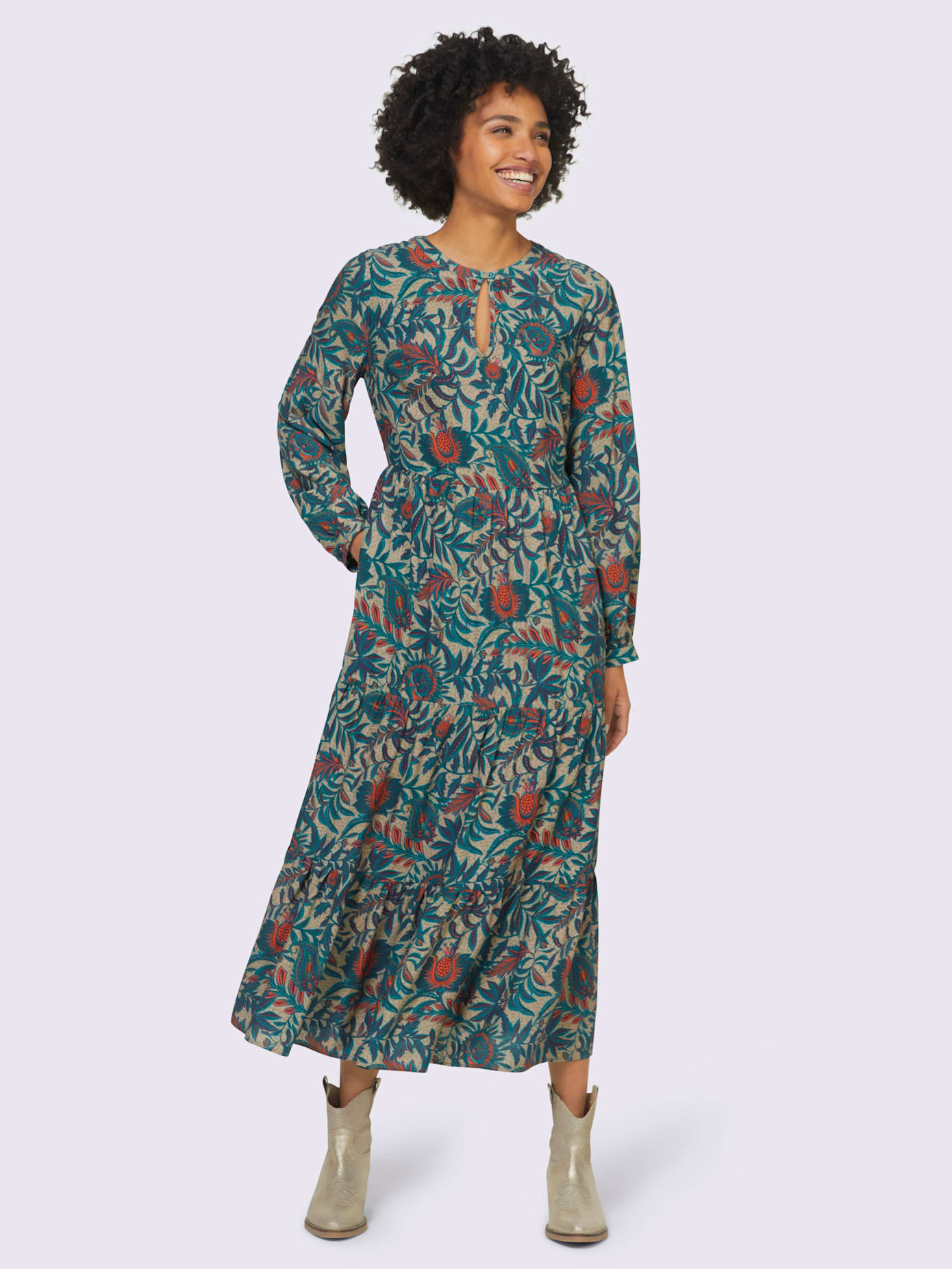 Robe imprimée qualité tissée