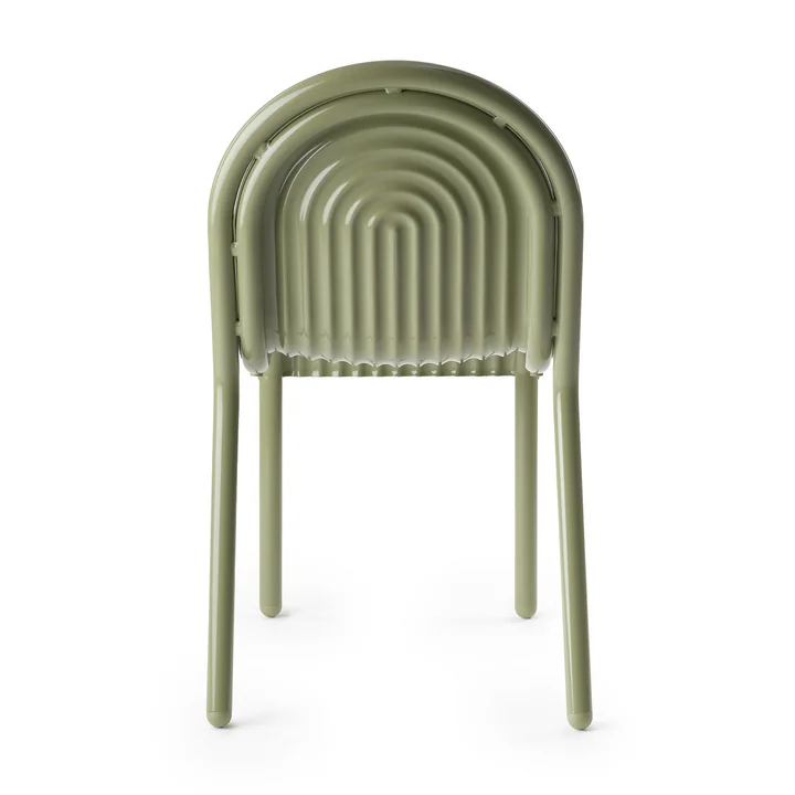 Tom Dixon - Groove Gartenstuhl, putty
