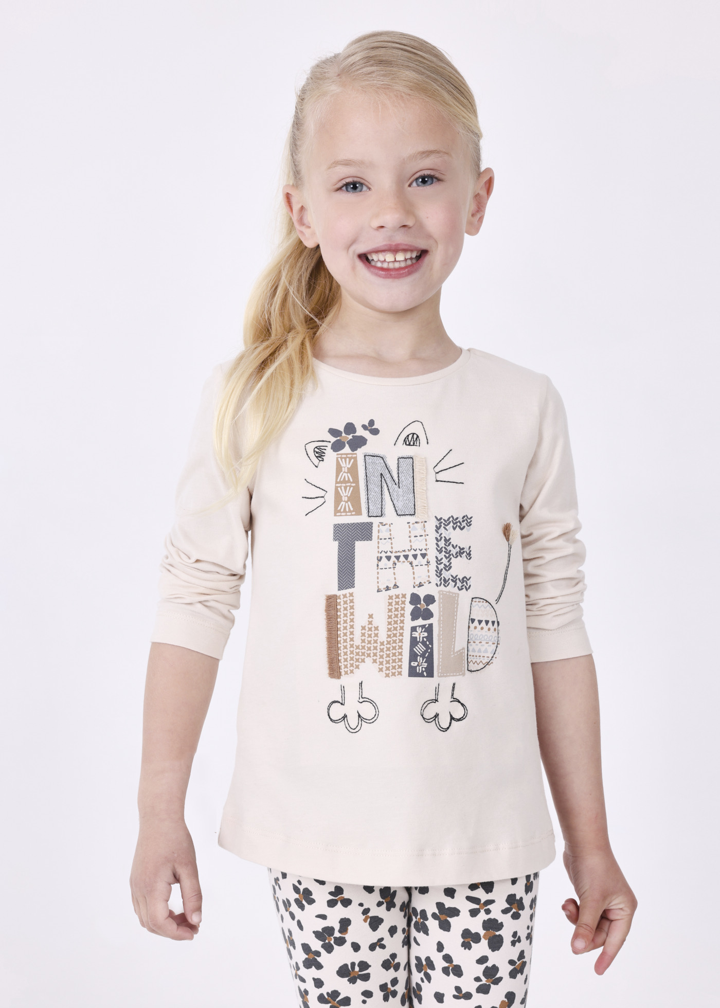Camiseta estampada Better Cotton para meninas