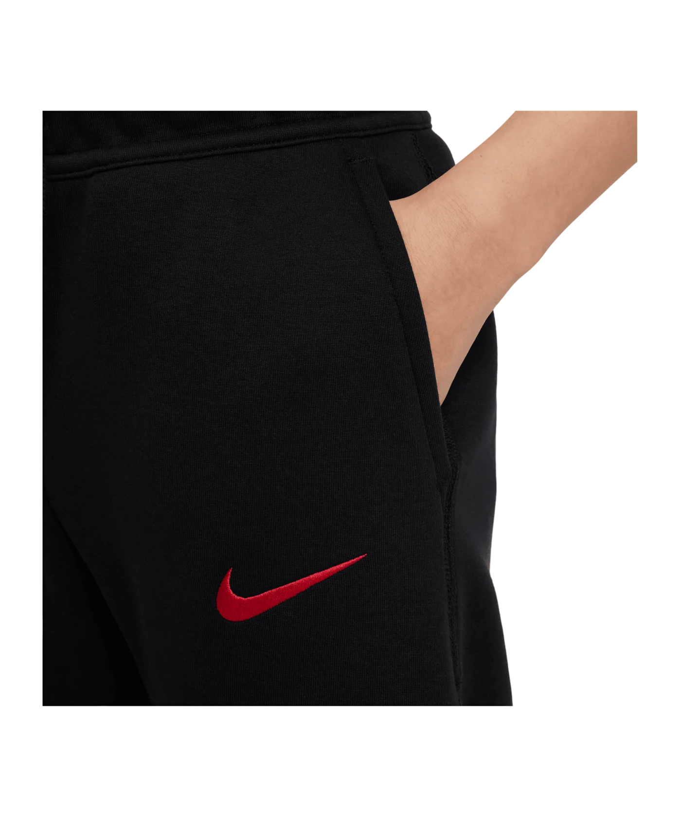 Nike FC Liverpool Tech Fleece Trainingshose Kids Schwarz F010