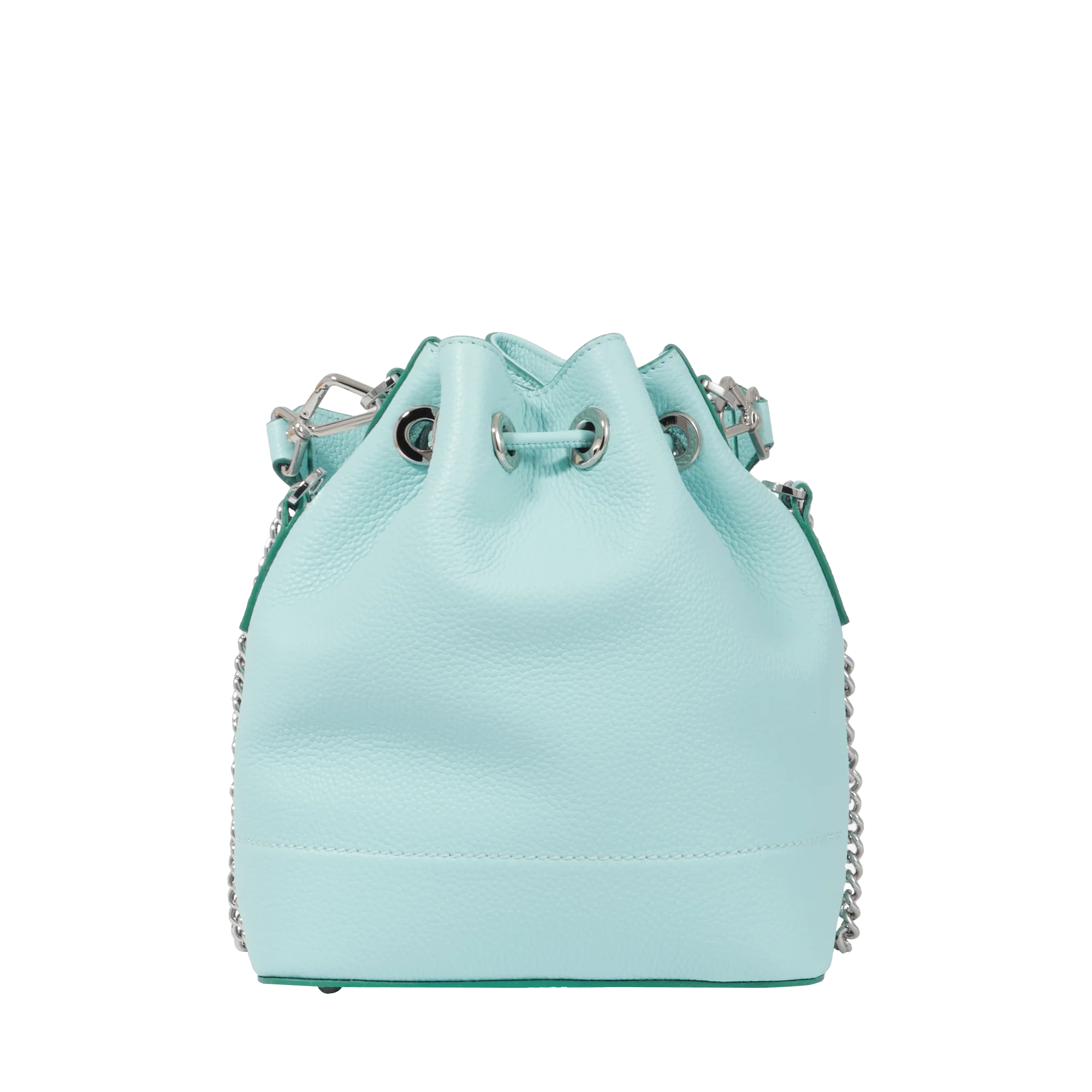 S bucket bag Ninon de Lancel-Menthe/Emeraude